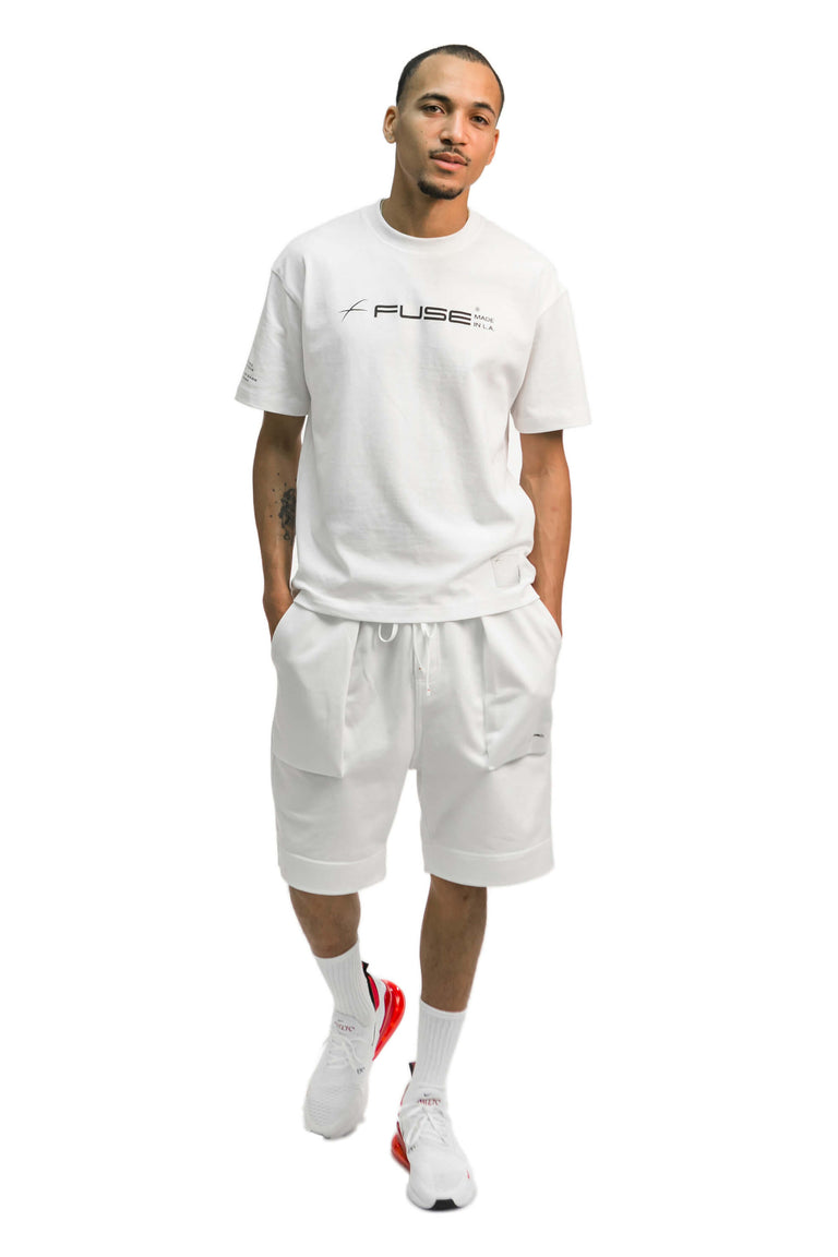 Signature Logo Shorts - White
