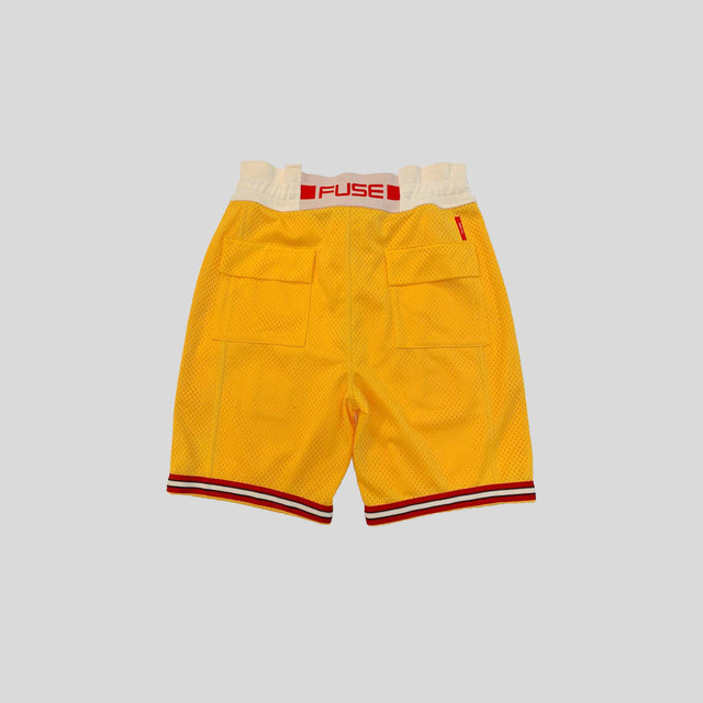 Signature Logo Mesh Shorts - Yellow