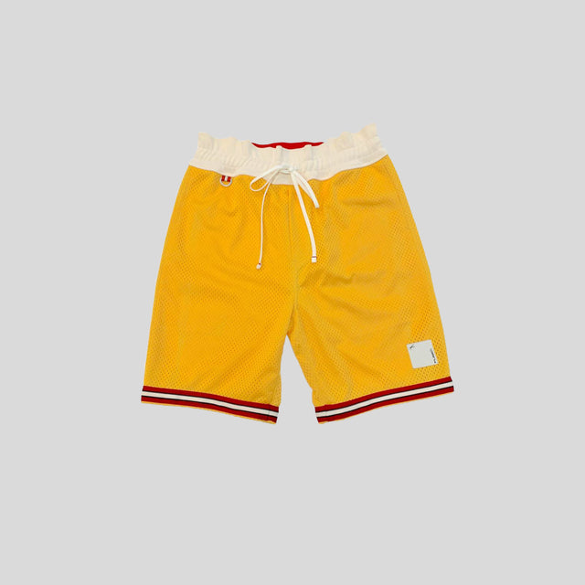 Signature Logo Mesh Shorts - Yellow