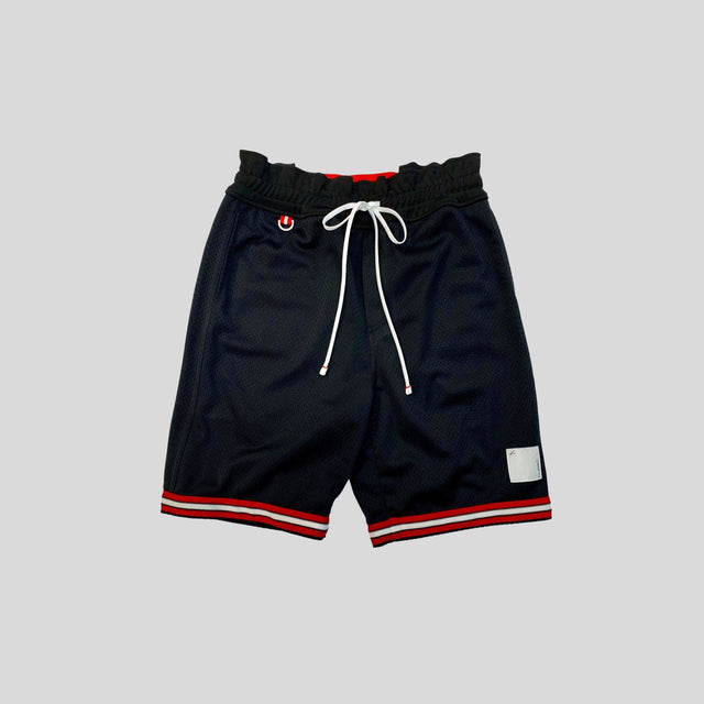 Signature Logo Mesh Shorts - Black