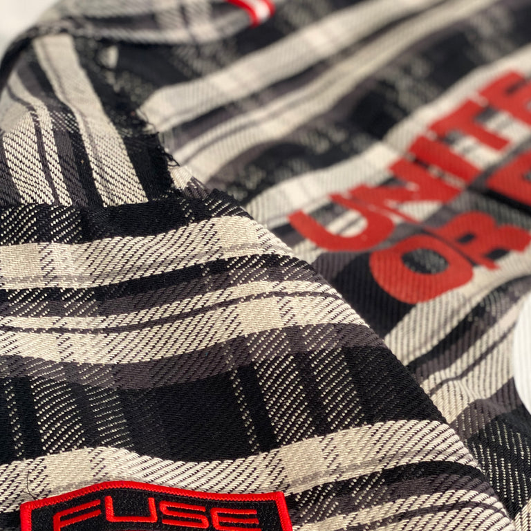 Oversize Flannel Coat - Black