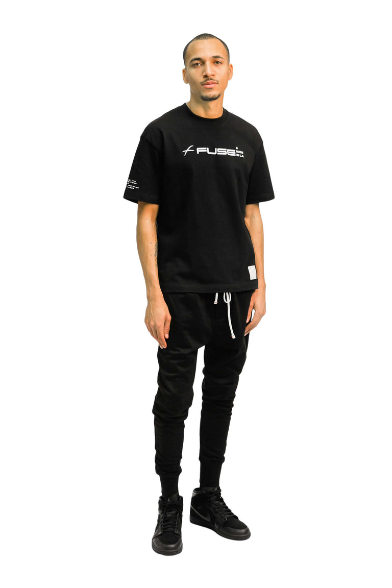 "Set Yourself Free" Mantra Logo Tee - Black