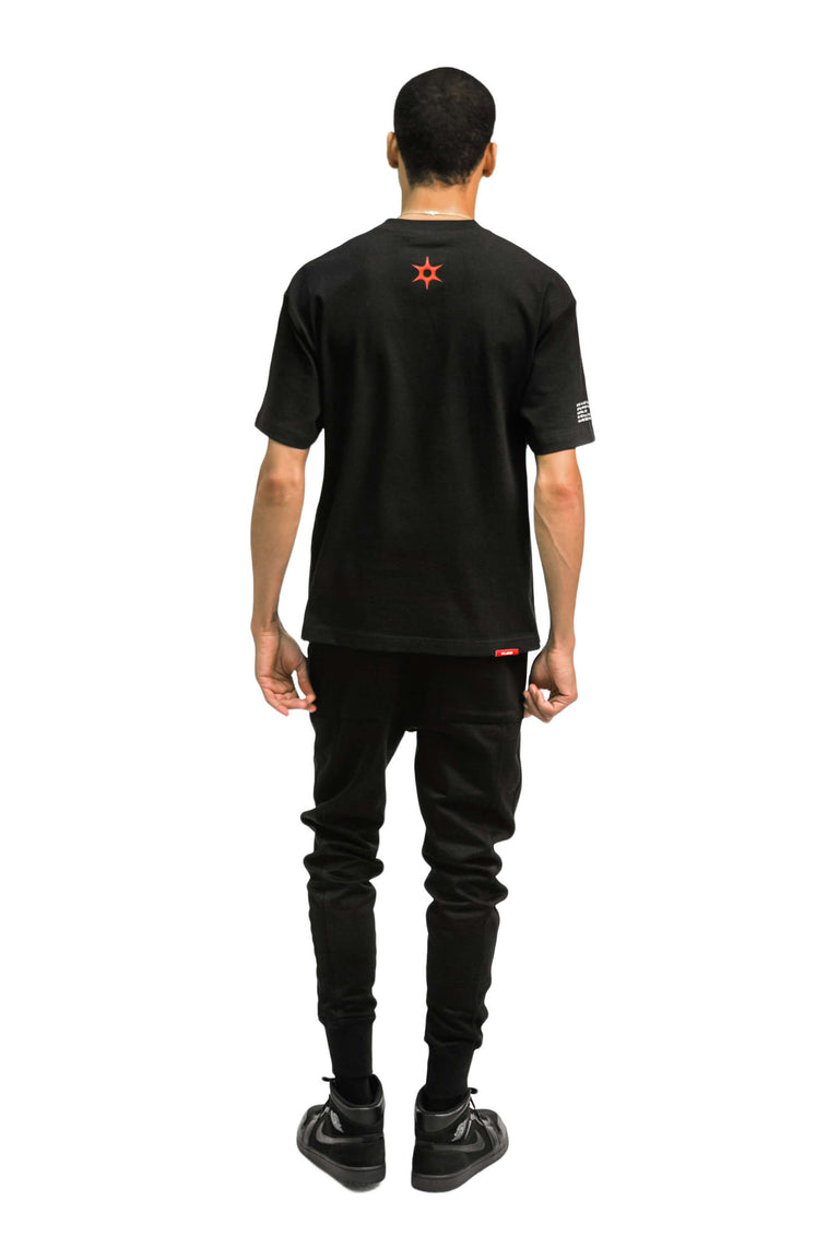 "Set Yourself Free" Mantra Logo Tee - Black