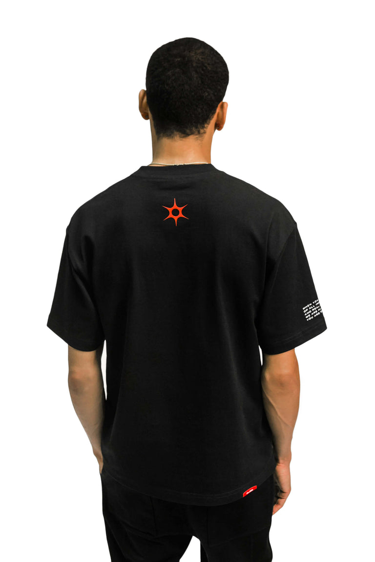 "Set Yourself Free" Mantra Logo Tee - Black