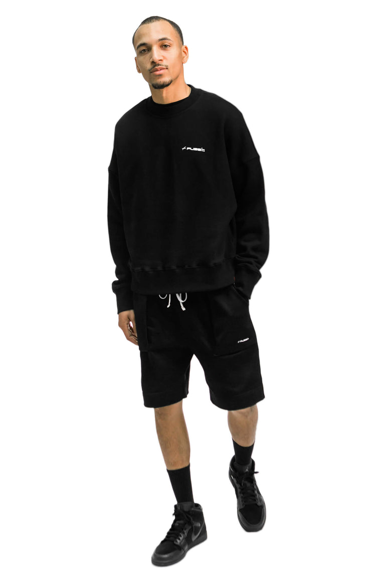 Signature Logo Shorts - Black