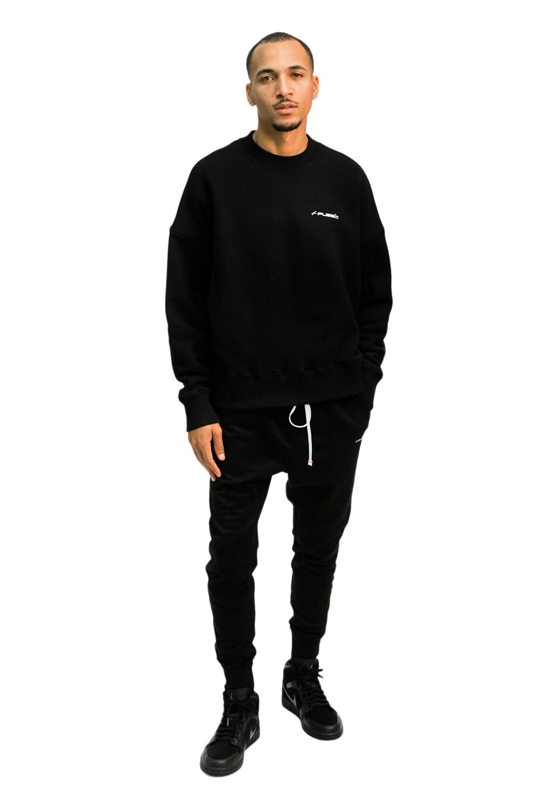 Red Box Bird Sweatshirt - Black