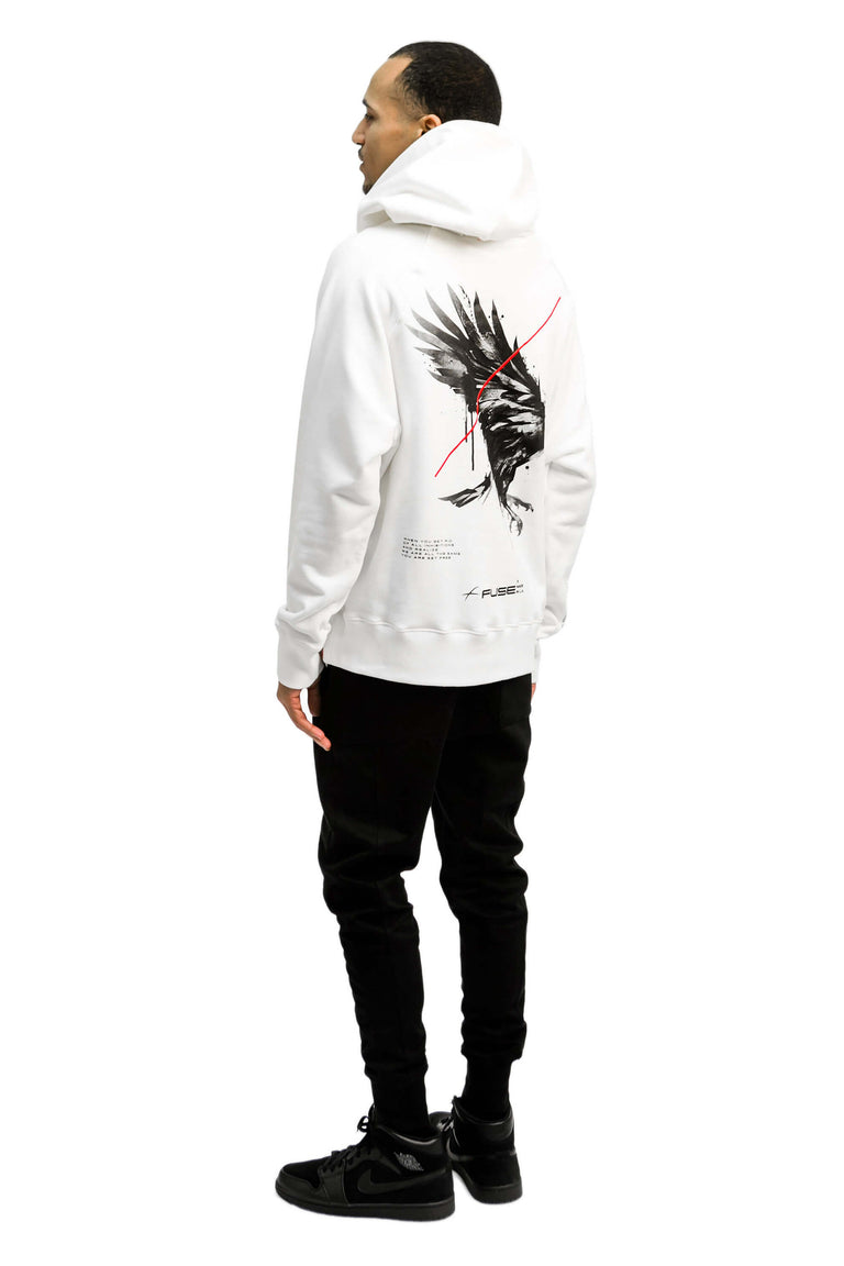 "Set Yourself Free" Hoodie - White