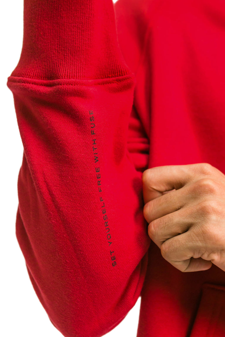 "Set Yourself Free" Hoodie - Red