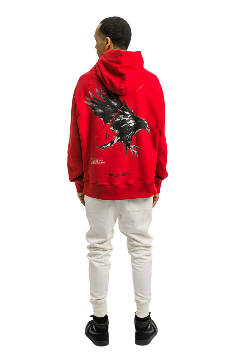 "Set Yourself Free" Hoodie - Red