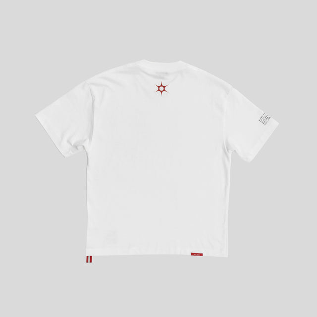 "Set Yourself Free" Mantra Logo Tee - White