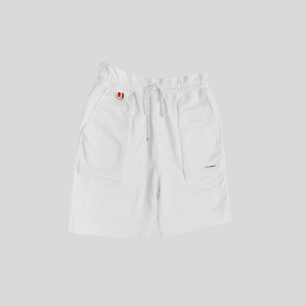 Fuse Los Angeles Signature Logo Shorts in White – ALL WE ARE ONE