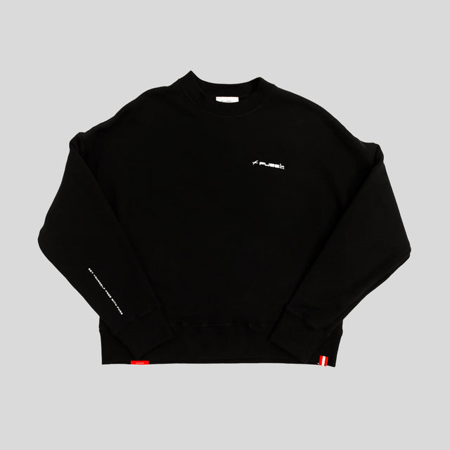 Red Box Bird Sweatshirt - Black