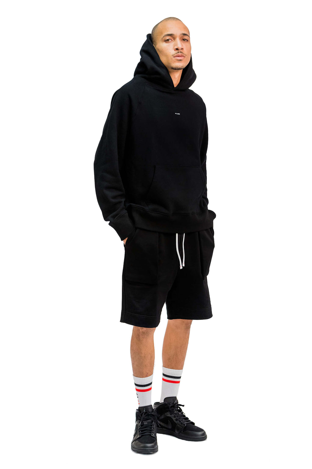 The Figueroa Hoodie in Black | Unified People S