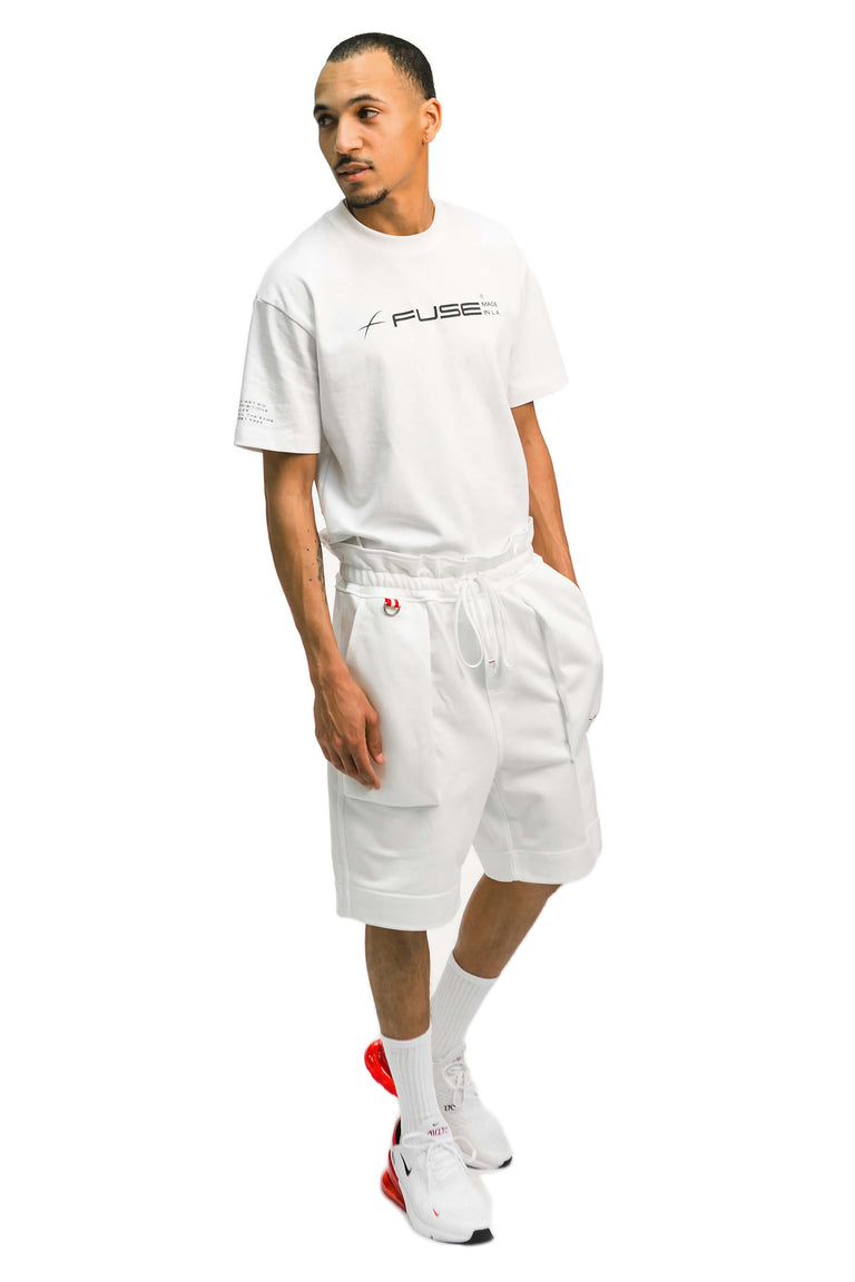 Signature Logo Shorts - White