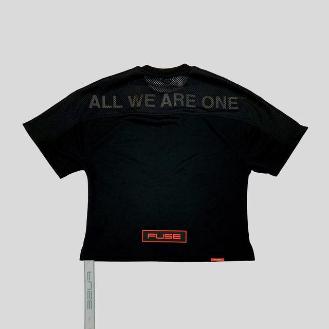 All We Are One™️ Oversized Jersey - Black